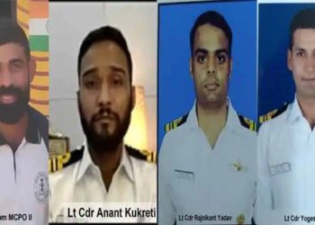 उत्तराखंड के बागेश्वर जिले में हुए हिमस्खलन  लेफ्टिनेंट कमांडर रजनीकांत यादव, लेफ्टिनेंट कमांडर योगेश तिवारी, लेफ्टिनेंट कमांडर अनंत कुकरेती और नाविक हरिओम की मौत